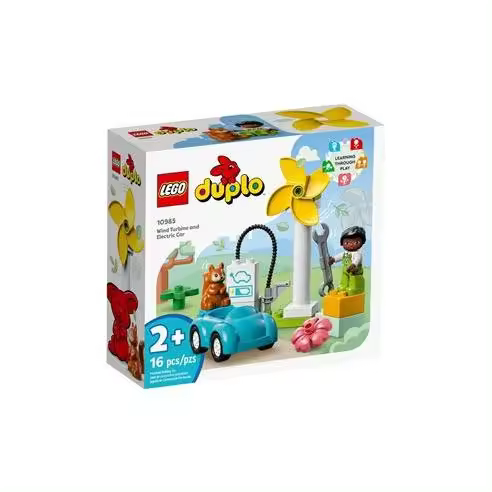 LEGO - Duplo: Aerogenerador y Coche Eléctrico - 1