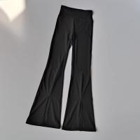 Leggings De Yoga Para Mujer Con Cintura Alta Y Pierna Ancha Transpirables Y Cómodas Pantalones Deportivos De Pierna Flared - details 3