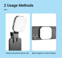 Luz De Billetera Magnética Mini Para iPhone 12 13 14 15 Serie LED Cube Con Clip Para Maquillaje Vlog Luz De Video De Cámara - details 22