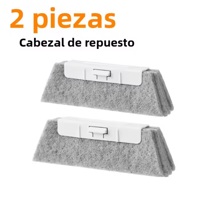 Cepillo De Limpieza Para Ventanas Y Rincones Multifuncional Con Cabeza Interchangeable Herramienta De Limpieza Doméstica Ecológica - 1