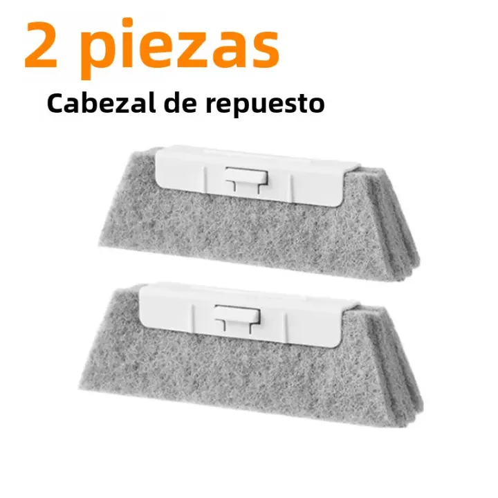Cepillo De Limpieza Para Ventanas Y Rincones Multifuncional Con Cabeza Interchangeable Herramienta De Limpieza Doméstica Ecológica - 1