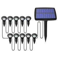 Lámparas De Jardín Solar RGB Cambiante 10 En 1 IP65 Impermeables Luces De Escenario Para Paisaje Decoración De Jardín Al Aire Libre - details 2