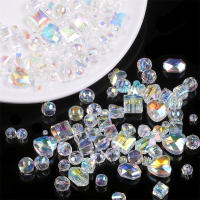 5-50pcs Colección De Cuentas De Cristal Premium Para El Bricolaje De Joyería Cuentas Únicas En Polvo Y Partículas - details 1