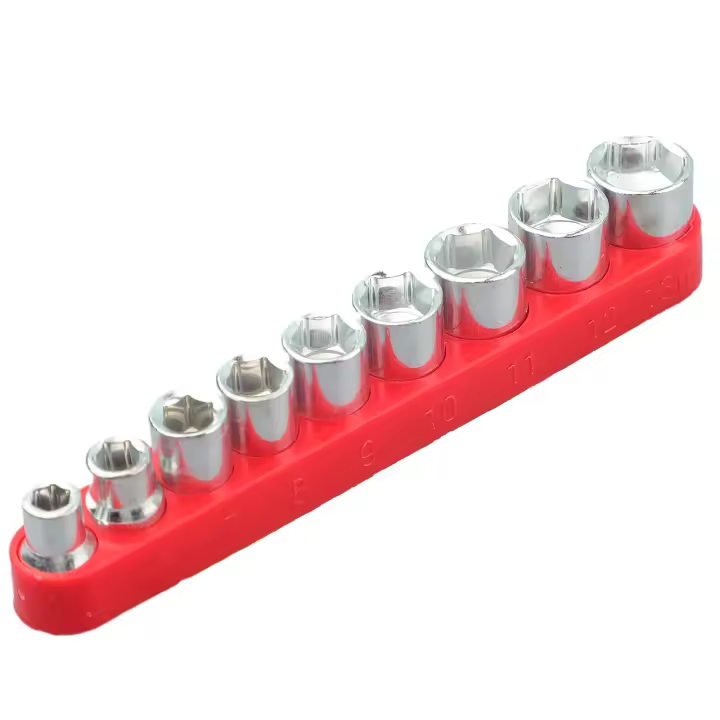 Juego De 9 Piezas De Juego De Herramientas De Hexágono De Acero Carbono Para Desenroscado Y Reparación Herramientas De Mano Para Llaves De Fijación Y Destornillador - 1