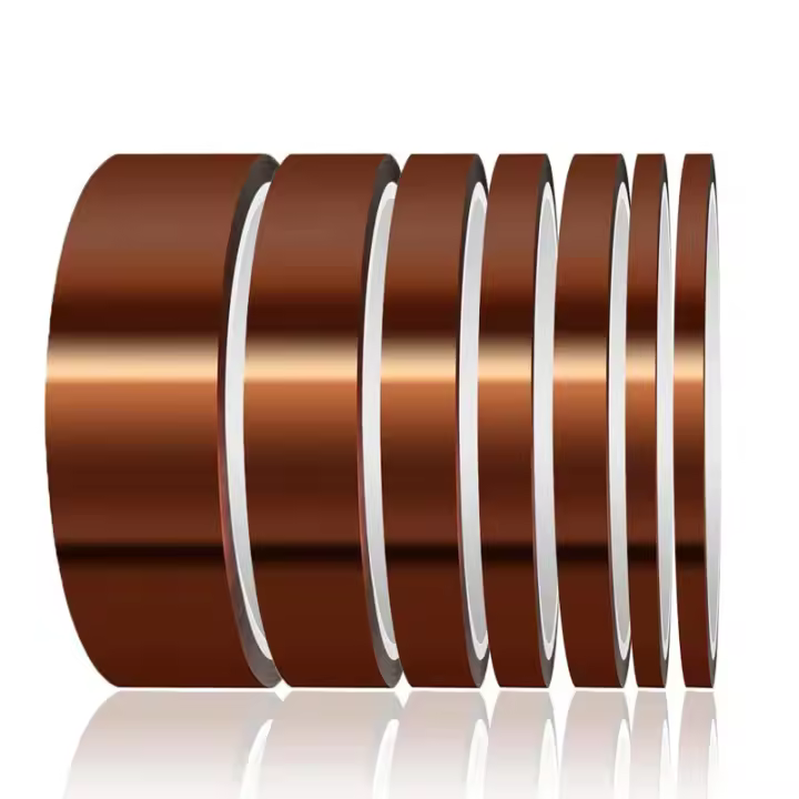 Cinta Adhesiva De Poliimida Kapton Oro Resistente a Altas Temperaturas 33M Para Soldadura Y Mascarado Con Ancho De 10-50MM Sin Residuo - 1