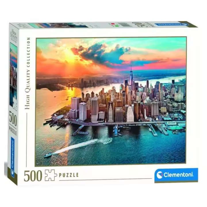 Puzzle 500 piezas New York Manhattan Clementoni - 1
