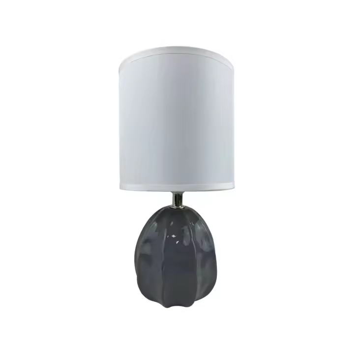 Lámpara de mesa Versa Mery 25 W Gris Cerámica 14 x 27 x 11 cm - 1