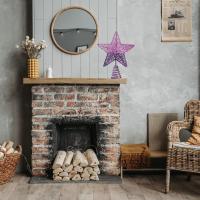 Estrella Superior del Árbol de Navidad, brillante para decoración del Árbol de Navidad, adornan del ambiente festivo, 20 cm - details 2