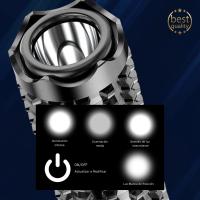 Linterna Tactica CH-22019 LED De Alta Potencia Con Forma De Porra , Alcance mas de 100M , Defensa personal , Punta De Hierro Para Cristales., Nuevo , envio 24h - details 2