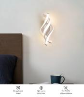 Lámpara De Pared LED Moderna Para Decoración De Hogar Y Habitaciones Iluminación Blanca Y Negra Para Sala De Estar Y Dormitorio - details 5