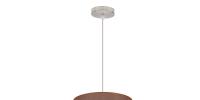 FABRILAMP - Colgante Doble 1l. Marron/beis Cilind (REGX35X35) - details 2