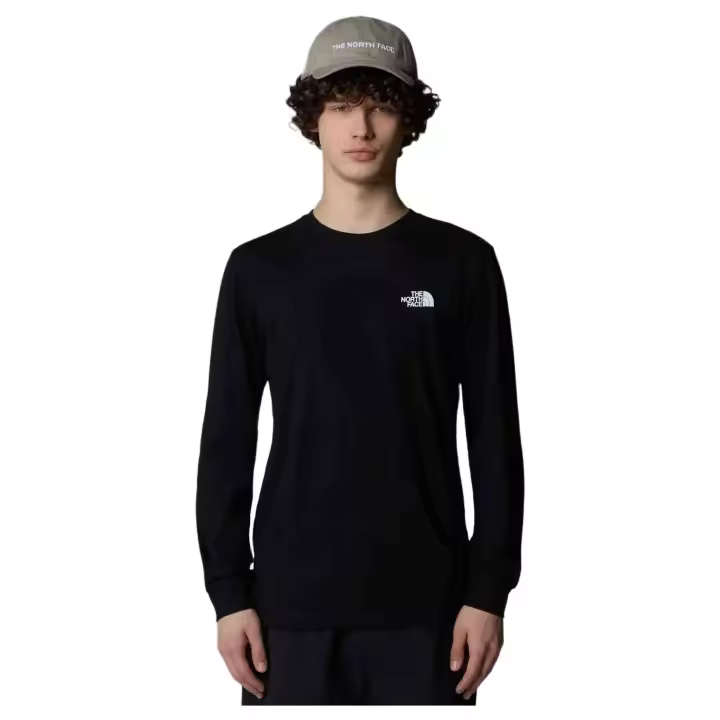 Camiseta de Manga Larga The North Face Easy Long para hombre en color negro - 1