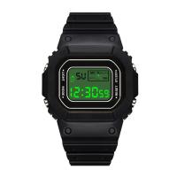 Reloj Digital LED Para Hombre Y Mujer Resistente Al Choque Pantalla Digital De Silicona Impermeable Deportivo Con Fecha - details 7