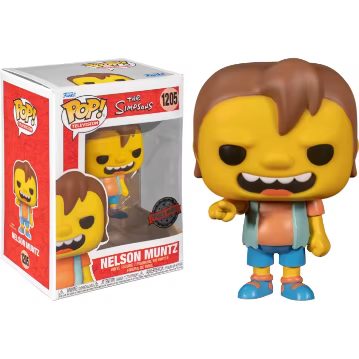 Funko Nelson Muntz Los Simpson 1205 Simpsons  Pop Vinyl - 1