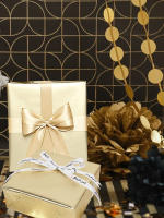 Papel De Embalaje Para Regalos 3m*43cm Mate Oro Para Árbol De Navidad Cumpleaños Y Festividades Papel De Artesanía Recubierto - details 2