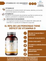 WeBotanix  Fórmula Vitamina D3 y K2 4000 UI con Magnesio  Colecalciferol, Menaquinona-7 y Bisglicinato de Magnesio  Alta Absorción  60 Cápsulas  Salud Ósea, Muscular e Inmunitaria  Vegano - details 1