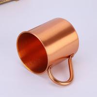 Copa De Cobre Pura 16OZ Para Moscow Mule Hecha a Mano Acabado Liso Y Pulido Ideal Para Cocteles Café Y Cerveza - details 6