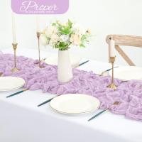 1pc Telar De Queso Para Mesa Estilo Paisajístico Toalla De Queso Para Bodas Showers De Bebés Cumpleaños Fiesta Decoración De Mesa De Poliéster 100% - details 1