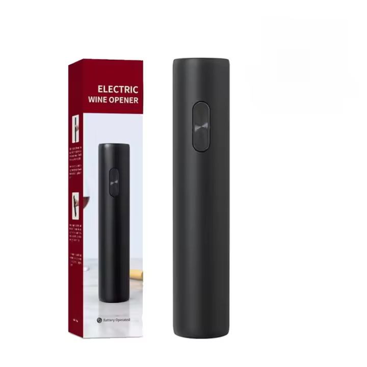 Juego De Abrevidrios Eléctricos Automáticos Con Corcho Y Batería Estoppers De Vaciado Aerator Y Cortador De Película Regalos - 1