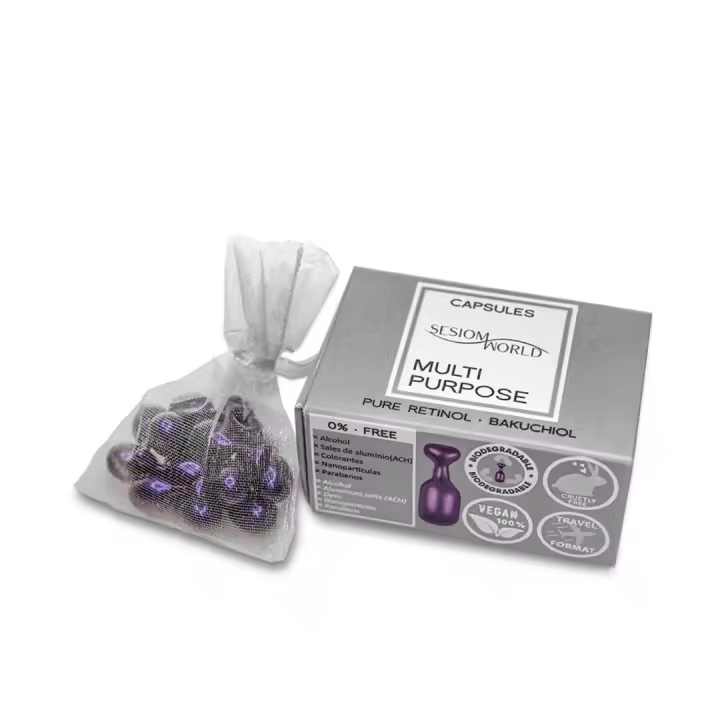 CÁPSULAS FACIALES MULTI PURPOSE CON RETINOL PURO Y BAKUCHIOL 14UDS - 1