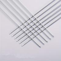 10Pcs Brochetas De Barbacoa De Acero Inoxidable Reutilizables Para Camping Y Picnics Utensilios De BBQ Accesorios De Cocina - details 2