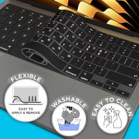Cubierta De Teclado Coreano Para MacBook Air 13.6 15.3 Pulgadas M M2 Chip Pro13 14 15 16 iMac Magic Silicona Resistente Al Agua Y Polvo - details 5