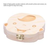 Caja De Dientes De Bebé 1pc Organizador De Dientes En Madera Para Niños Y Niñas Recuerdo De Souvenir Regalo Para Niños Y Niñas - details 3