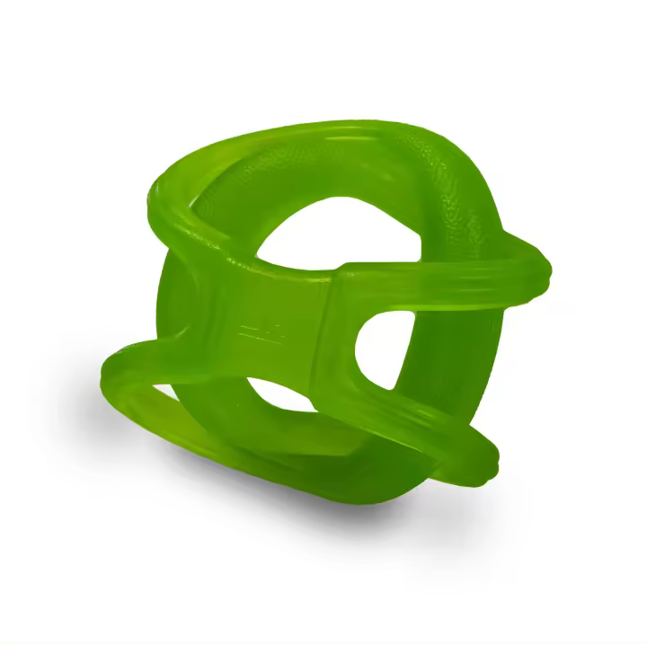 BH Fitness Jelly Band Green – Banda Elástica de Alta Resistencia para Tonificación y Entrenamiento Funcional- Dureza media BF01-H - 1