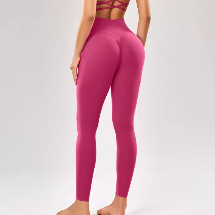 Leggings De Yoga Para Mujer Fitness Running Ciclismo Pantalones Deportivos De Cintura Alta Transpirables Para Verano Ropa De Gimnasio - 1