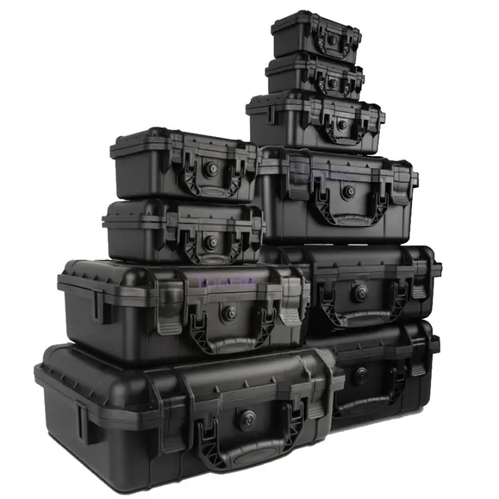 Estuche De Transporte Rígido Para Herramientas Con Espuma Pre-cortada Caja De Almacenamiento Protector De Seguridad Organizador De Herramientas Resistente a Los Impactos - 1