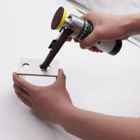 Mini Muela Eléctrica Angle Grinder Con 9 Cinturones De Arena Para Trabajos De Madera Máquina Portátil De 10000/min Para DIY - details 1