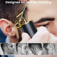 Cortadora De Pelo Vintage USB Recargable Trimmer Eléctrico Portátil Para Barbero Corte De Pelo Rápido Con Carga Rápida 2.5h Y Uso De 85Mins Material De Hoja De Acero Inoxidable - details 5