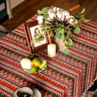 Mantel De Lino Y Algodón Europeo Y Americano Resistente Al Desgaste Y Antideslizante Estilo Bohemio Para Fiestas Y Cocina - details 7