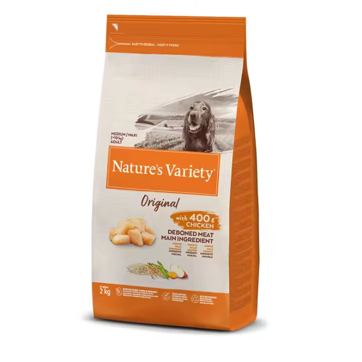 Natures Variety Original Adult Medium Pollo Pienso para Perros 12kg - 1