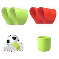 Cubiertas De Laces De Fútbol Para Niños Silicona Accesorio Deportivo Para Zapatos De Fútbol Y Béisbol Cubiertas De Cordones - details 2