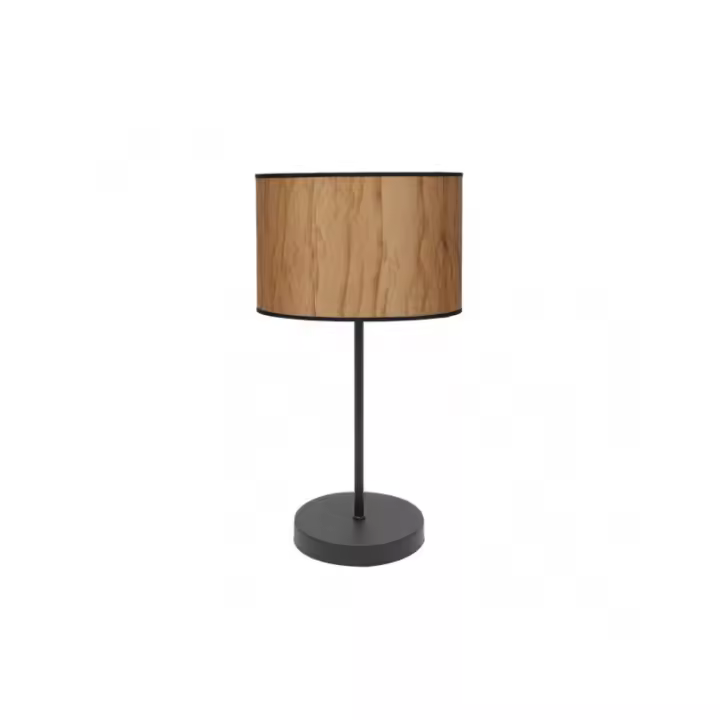 Fabrilamp - Sobremesa Alto Papiro 1xe27 Pergamino/negro 63x30x30 Cm - 1