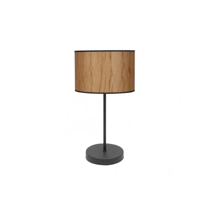 Fabrilamp - Sobremesa Alto Papiro 1xe27 Pergamino/negro 63x30x30 Cm - 1