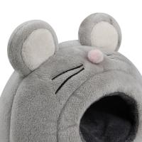 Cueva De Algodón Lavable Para Conejo De Guinea Hogar Acolchado Antideslizante Caliente Escondite Para Mascotas Pequeñas Chinchilla Erizo - details 4