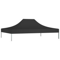 vidaXL Techo de carpa para celebraciones negro 4x3 m 270 g/m² - details 1