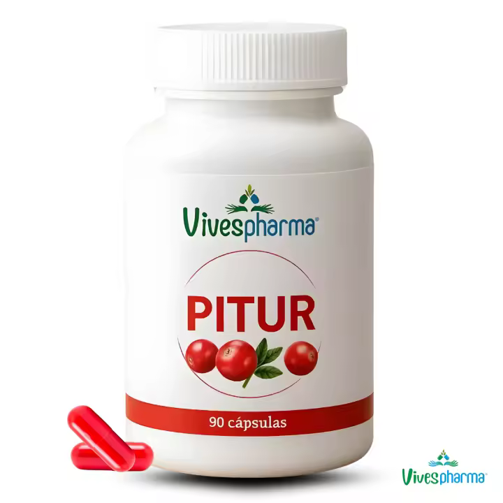 PITUR de Vivespharma - Suplemento Natural para Infección Urinaria (ITU) y Cistitis - 1