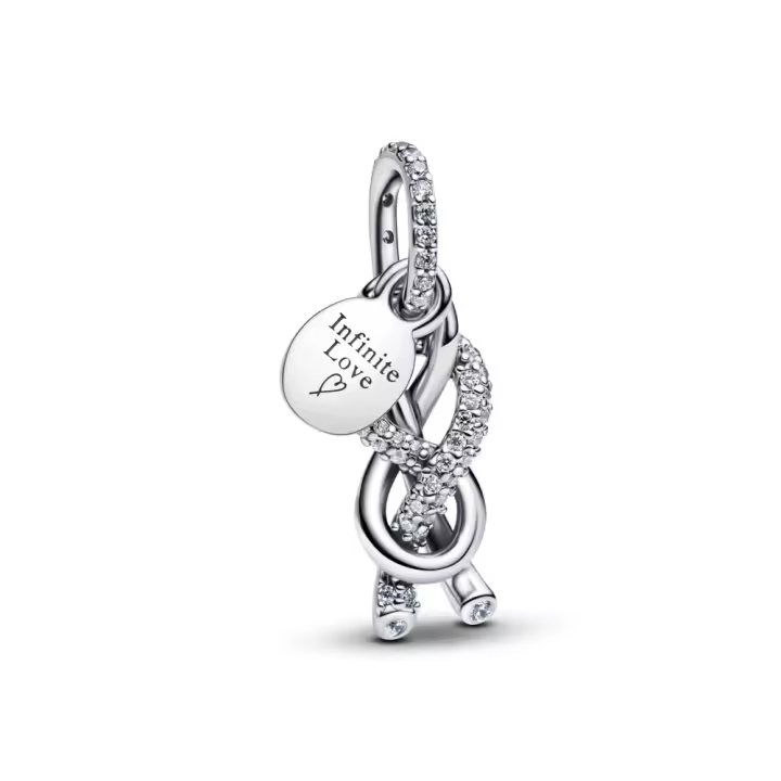 Charm Colgante Pandora Nudo Infinito y Circonitas en Pavé 793780C01 - 1