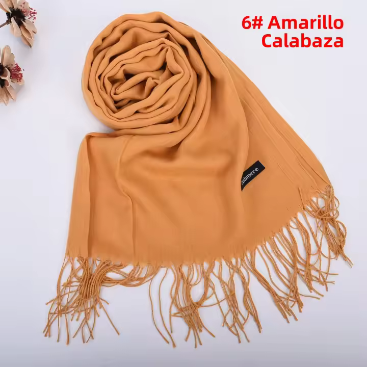 Bufanda De Color Sólido Para Otoño E Invierno 100g Pañuelo De Cabeza De Un Solo Color Para Hombres Y Mujeres Fashion - 1