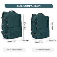 Mochila De Viaje 35L Aprobada Para Equipaje De Mano Personal De Avión Impermeable Weekender Para Hombres Y Mujeres Con Compartimento Para Computadora Y Zapatillas - details 6