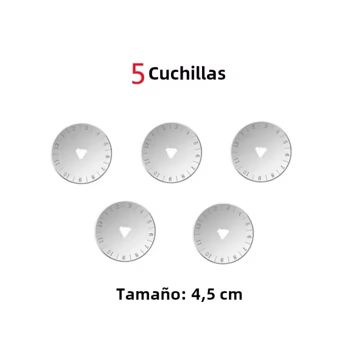 Cortadora Rotativa De Cuero Herramienta De Corte Para Tela Y Fibra Circular Cuchillo De Bricolaje Para Patchwork Y Costura De Manta - 1