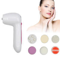 Pack Cepillo de limpieza Facial con 6 cabeza de masaje, dispositivos de estiramiento Facial 6 en 1 masajeador Facial eléctrico limpiador de poros faciales con 6 cabezales de cepillo para acné, manchas negras, piel muerta y maquillaje - details 8