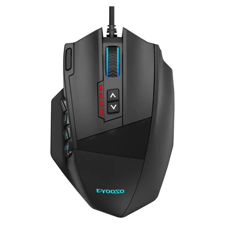 Ratón De Juego RGB E-YOOSO X-39 Con Cable USB 16400 DPI PAW3327 19 Botones Programables Sensor Óptico Para PC Y Laptop - 1