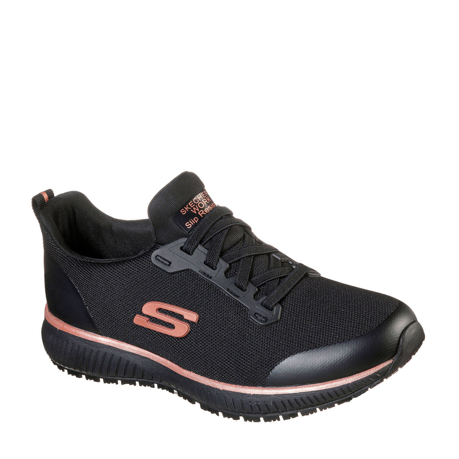 Skechers Zapatillas Squad Sr Negras 77222EC-BKRG , para Mujer