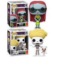 Funko Pack 2 Funkos Holiday beach Jack Skellington y sally   Pesadilla Antes de Navidad Nightmare Before Christmas   Disney Funko Pop Vinyl - details 0