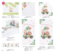 Pekebaby Juego De Sábanas para Cuna 60 X 120 Cm, Bebe Primavera, Verano y Otoño Tipo 100% Algodón Extrasuave Fafricado en España - Mibebestore(bajera+encimera+funda Almohada) - Jungle - details 0