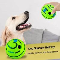 Juguete Interactivo Para Perros Bola Giggle Glow Wobble Wag Alimentada Por Mecánica Divertida Sonidos Al Ser Rodada O Agitada Para Mascotas - details 0